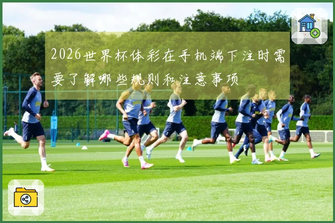 2026世界杯体彩在手机端下注时需要了解哪些规则和注意事项